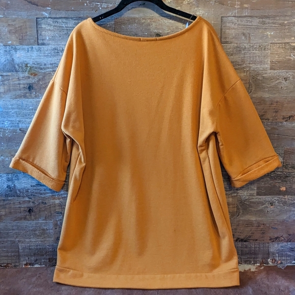 12 pm by Mon Ami Mustard Yellow Tunic With Tiger - Picture 7 of 14